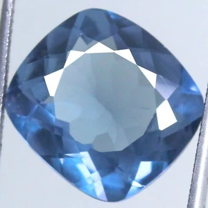 Natürlicher 11,65 ct zertifizierter brasilianischer Farbwechsel Alexandrit 14 x 13 mm Kissen Edelsteine - Bild 1 von 5