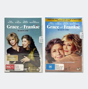 Grace and Frankie: Complete Seasons 1 & 2 DVDs - Region 2 4 5, PAL - New Sealed - Picture 1 of 24