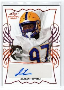 2021 Leaf Trinity Portrait AUTO #TPAJT1 Jaylen Twyman - Picture 1 of 1