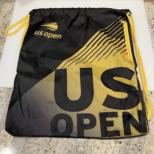 US Open NYC Tennis Cinch Bag Mini Backpack Drawstring Day Sack Tote New York NY - Picture 1 of 6