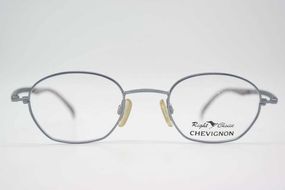 Vintage Brille CHEVIGNON TAGGER Blau Oval Brillengestell eyeglasses - Bild 1 von 4