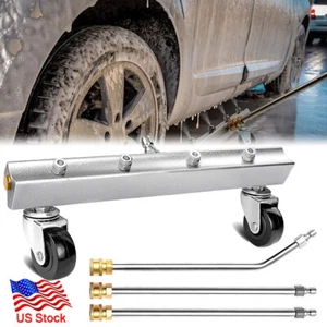 Under Car Pressure Washer Undercarriage Cleaner Underbody Wash Broom 4000 PSI - Picture 1 of 13