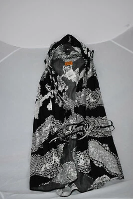 Платье женское Vivienne Westwood Anglomania черно-белое с завязками на талии IT42 UK10 - Изображение 1 из 4