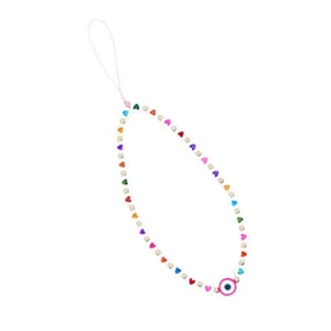 Love Devil Eye Bracelet Mobile Phone Hanging Chain Wrist Lanyard - Photo 1/12