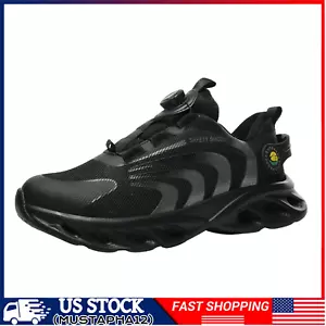 Work Boots Steel Toe Cap Mens Safety Shoes Indestructible Breathable Sneakers - Picture 1 of 19
