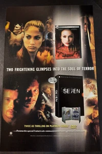 THE CELL/SE7EN Platinum Series DVD Releases ~ Vintage Comic Page PRINT AD 2000 - Picture 1 of 1