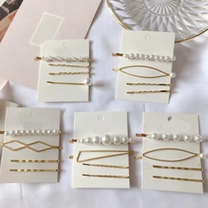 2 pz set di cinque pezzi carta capelli lancio nuovo prodotto che vende molto bene - Foto 1 di 10