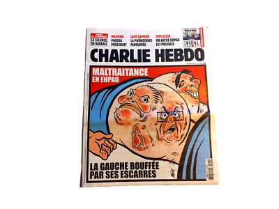 Charlie Hebdo N° 1541 of February 2, 2023 The Left Eaten by Bedsores. - Image 1 of 2