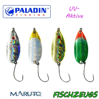 Paladin Spoon Wave Forelle Forellenköder UV Raubfisch Trout 4,5g Maruto Hook