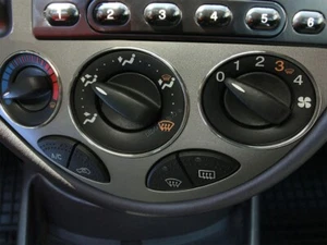Pour Ford Focus Mk1 1998-2004 Anneaux De Ventilation Chromes Aluminium x3 - Foto 1 di 10