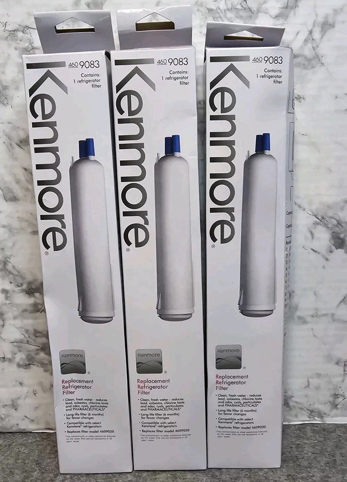3 Pack Kenmore 46-9083 Replacement Refrigerator Water Filter New - Image 1 of 3