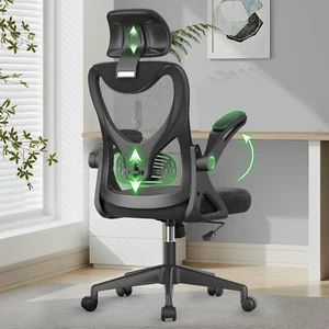 YONISEE Office Chair - Ergonomic Desk Chair with Lumbar Support Headrest Padded - Picture 1 of 1