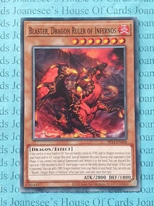 SR14-EN008 Blaster, Drachenherrscher des Infernos Yu-Gi-Oh Karte (Unl) Neu - Bild 1 von 3
