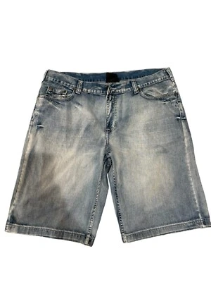 Pantalones Cortos de Jean Helix Para Hombre Talla 40 Azul Denim Bordados 100% Algodón Pantalones Cortos de Jean Foto 1 de 4