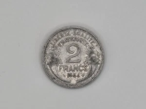 🇲🇫 France 2 Francs 1944 - Morlon Aluminium 🇲🇫 - Foto 1 di 2