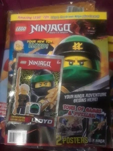 Lego Topix Ninjago Master Of Spinjitsu Magazine With Exclusive Lloyd Mini Figure - Picture 1 of 2