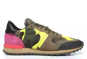 Tenis con cordones para mujer VALENTINO con estampado camuflado gamuza 10-40 - Imagen 1 de 6