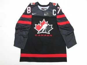 SIDNEY CROSBY TEAM CANADA BLACK NIKE HOCKEY JERSEY - Picture 1 of 4