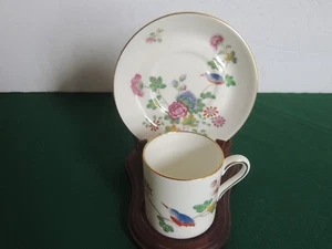 Wedgwood Williamsburg Bone China Cuckoo Demitasse Cup Saucer England - Picture 1 of 8