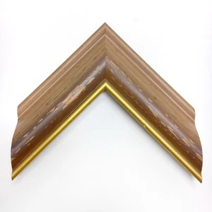 2 1/2" Readymade Gold Wood Picture Frame (Brown & Gold) - Picture 1 of 8