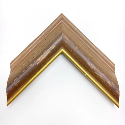 2 1/2" Readymade Gold Wood Picture Frame (Brown & Gold) - Image 1 of 4