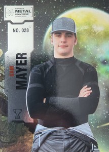 2022 Skybox Metal Universe Champions #28 Sam Mayer - Racing