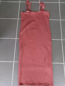 Bae. stretch shirred long Maternity Dress size XL - Picture 1 of 4