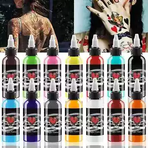 Juego de tinta para tatuaje BaodeLi, 14 piezas tinta para tatuaje 1 oz 30 ml/botella - Imagen 1 de 2