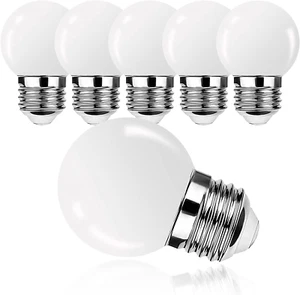 E26 LED Light Bulb,G14 1W,1 Watt Small Night Light Bulbs,3000K Soft White,80LM,1 - Picture 1 of 7