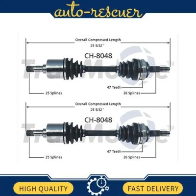 Eje TrakMotive CV 2x se adapta a Dodge 600 1987 a 1988 Foto 1 de 2