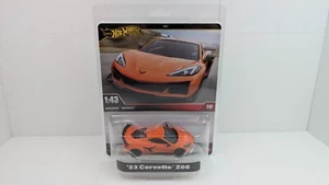 Hot Wheels 2024 HW Premium Series 1:43 Amplify Orange '23 Chevrolet Corvette Z06 - Picture 1 of 7