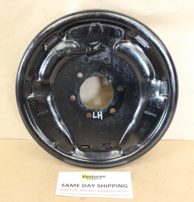 1972-74 Dodge W200 Front 4X4 Left Front Drum Brake Backing Plate Bendix 323848-L - Image 1 of 4