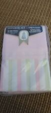 NEW Vintage Springmaid Wondercale 2 Pillowcases Pink Stripes  (G6)