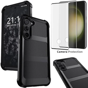 Funda resistente de vidrio templado para Samsung Galaxy S23/Plus/Ultra/FE - Imagen 1 de 27