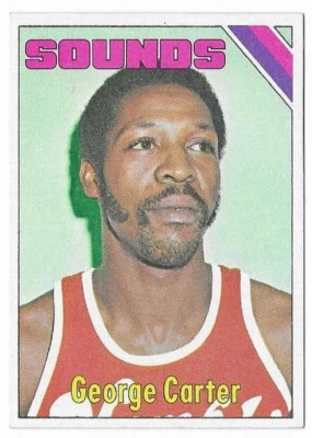 GEORGE CARTER 1975-76 Topps Basketball # 230 Memphis Sounds Ex Plus - Image 1 of 2