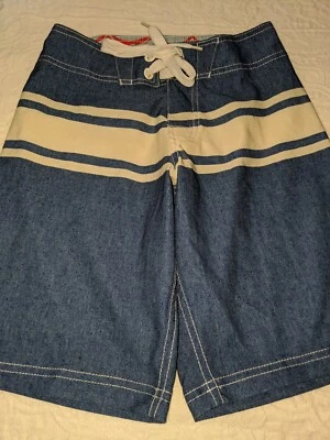 Lost at Sea boys sz. 24 Blue & white board shorts. Great, excellent condition - Image 1 of 4