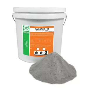 Cemento refrattario colatabile denso allumina 94% 22 libbre. - Foto 1 di 8