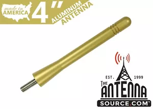 **SHORT** 4" GOLD ALUMINUM ANTENNA MAST - FITS: 2015-2017 Victory Magnum - Bild 1 von 1