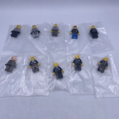 Lego Minifiguras Lote de 10 Policía Aplicación de la Ley Sheriff Marshall Seguridad #1 Foto 1 de 4