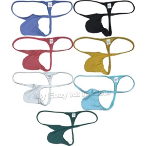 Breathable Men's Micro Bikini G-String Seductive and Comfortable Thong String - Picture 1 of 73