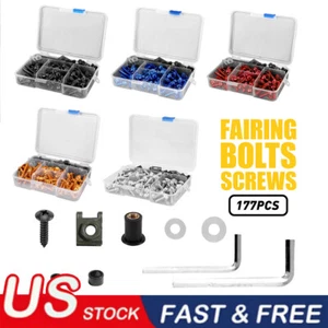 CNC Complete Fairing Bolts Kit Bodywork Screws Fasteners Fit For Kawasaki Ninja - Bild 1 von 16