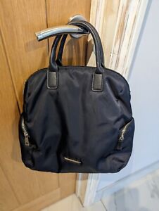 Satchel with Top Handles  Lightweight Navy Blue Excellent Condition F&F Tesco