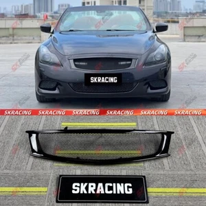 Carbon Fiber/Gloss Black Front Bumper Grille Mesh For Infiniti G37 Coupe 08-13 - Bild 1 von 30