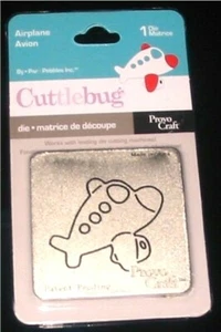 Plane Airplane Cuttlebug Die 37-1531 NEW! - Picture 1 of 3