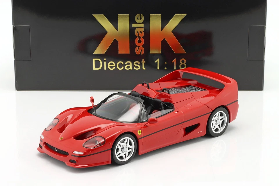 KK-SCALE Ferrari F50 Cabrio Año 1995 Rojo Escala 1:18 KK