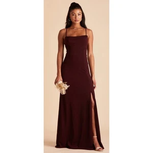 Birdy Grey Ash festliches Kleid Krepp Damen kleiner Cabernet Brautjungfer neu Abend - Bild 1 von 12