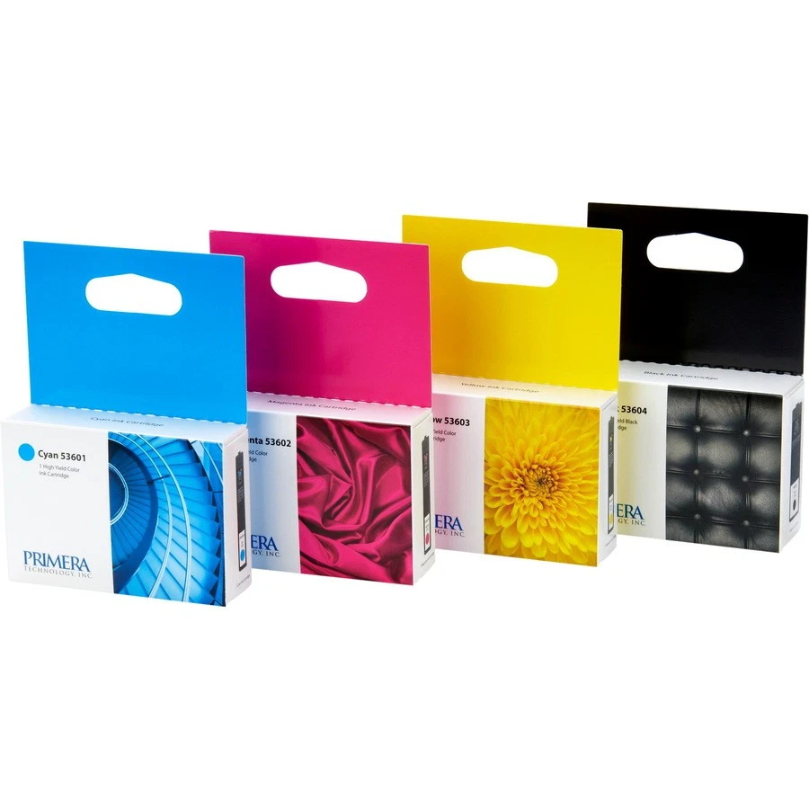 Primera 53606 Multi-Pack Ink Cartridges (Cyan, Magenta, Yellow, Black) - Image 1 of 3