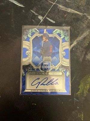 Christopher Paciolla 2023 Panini Elite Extra Edition Hidden Auto #HG-CPL NrMt - Image 1 of 2