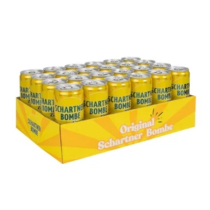 SCHARTNER BOMBE Zitrone, fruchtig spritzige Limonade, inkl. Pfand (24 x 330ml) - Bild 1 von 5