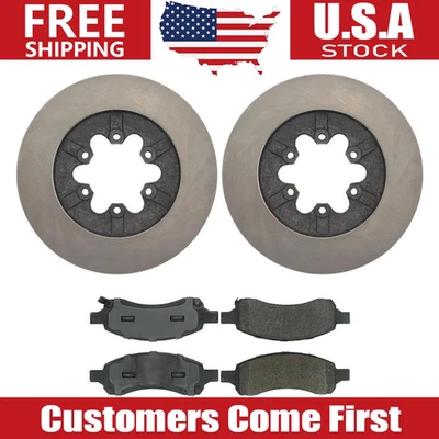 Комплект передних тормозных дисков + тормозных колодок для Chevrolet Colorado 2009 2010 2011 2012 годов выпуска - Изображение 1 из 4